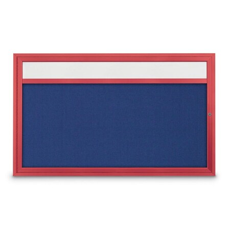 United Visual Products Hinge-less Radius Corkboard, 30"x36", Black Alum Frame/Amethyst UVEB3036R-BLACK-AMETHY